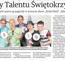 Talent Świętokrzyski w Echu Dnia