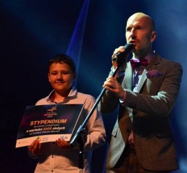 Stypendium dla Wojtka - uczestnika Festwialu Scyzoryki 2018